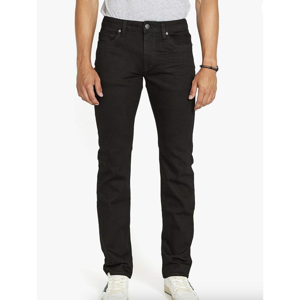 Buffalo David Bitton Straight Six Stretch Jeans | Mens 44 x 34 , Black NWT